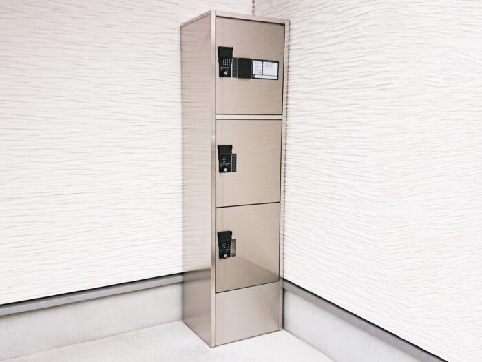 宅配ボックスを設置した賃貸物件の共用部