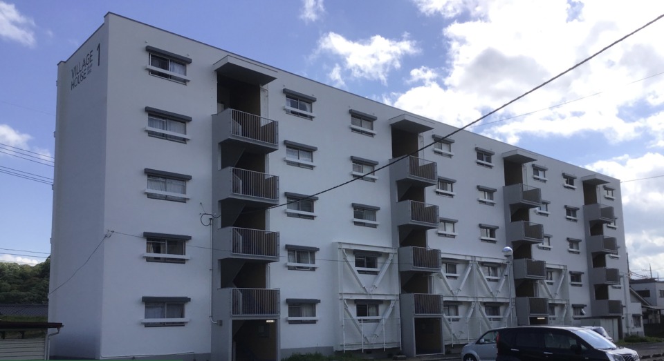 集合住宅の外壁改修工事後