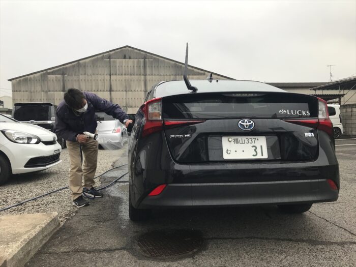 月に一度の洗車