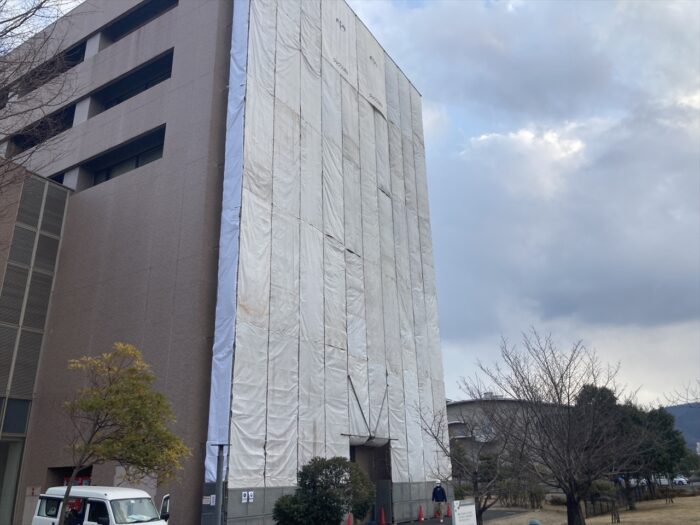 福山市立大学_外壁改修工事
