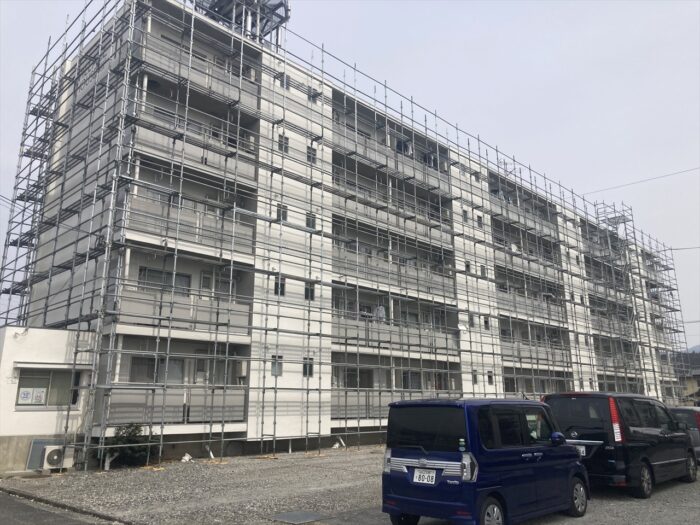 集合住宅外壁改修工事～岩国市～